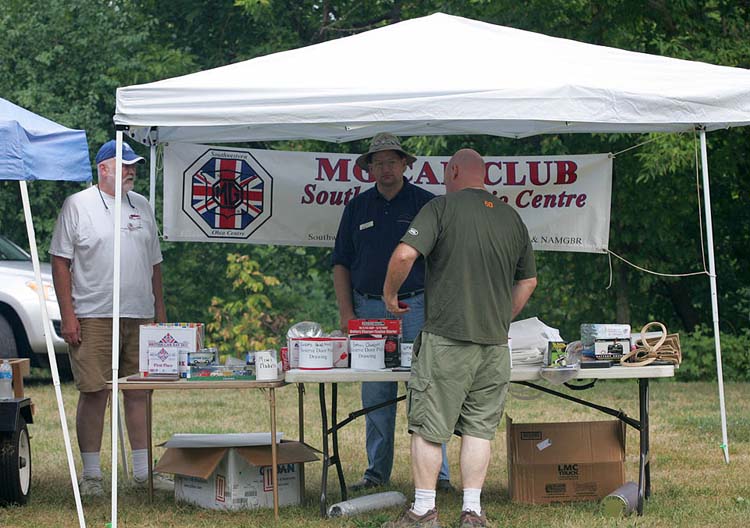 MG Club tent